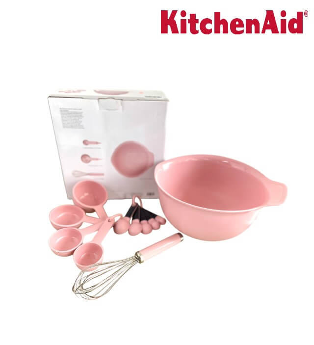 ชุดอุปกรณ์เบเกอรี่ เช็ท 4 ชิ้น KitchenAid KE455BXDRI สีชมพู
